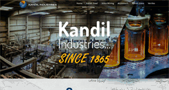 Desktop Screenshot of kandilindustries.com