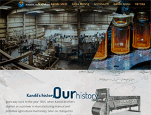 Tablet Screenshot of kandilindustries.com